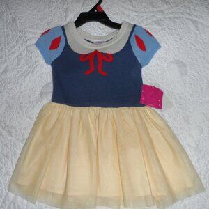 Disney Princess Toddler Girls Snow White Cosplay Dress Sizes 2T--New with Tag